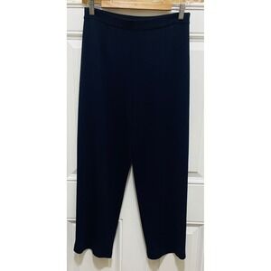 Misook Knit Pants Cropped Career Casual Pull On Trousers Medium‎